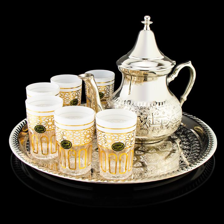 Verres à thé marocains - verre à thé marocain - ensemble de verre à thé  marocain - tasses à thé en verre