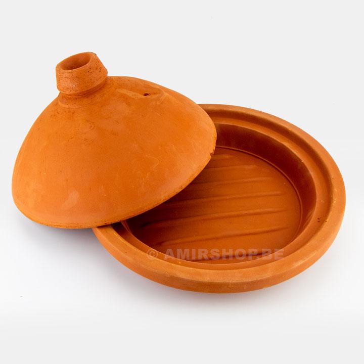 Tajine en terre cuite traditionnel - D 23 cm