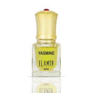 Musc Yasmine 5ml - Extrait de parfum, Huile de parfum concentrée sans alcool avec applicateur Roll-On